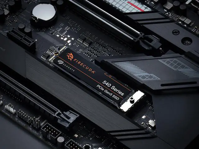 Alt view image 2 of 14 - Seagate FireCuda 540 GEN5 SSD M.2 2280 2TB PCI-Express 5.0 x4 3D TLC Internal Solid State Drive (SSD) ZP2000GM3A004