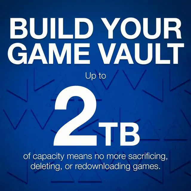 Alt view image 10 of 12 - Seagate Game Drive PS5 NVMe SSD for PS5 1TB Internal Solid State Drive - PCIe Gen4 NVMe 1.4, Officially Licensed, Up to 7300MB/s with Heatsink (ZP1000GP3A1011)