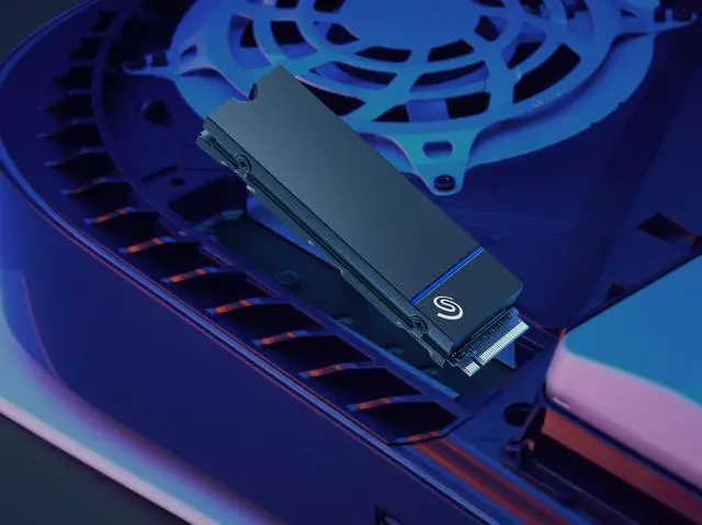 Alt view image 12 of 12 - Seagate Game Drive PS5 NVMe SSD for PS5 1TB Internal Solid State Drive - PCIe Gen4 NVMe 1.4, Officially Licensed, Up to 7300MB/s with Heatsink (ZP1000GP3A1011)