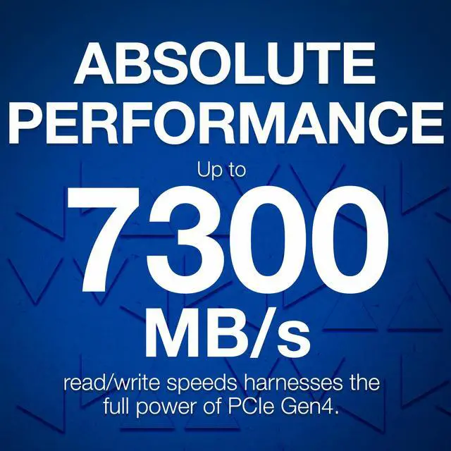 Alt view image 9 of 12 - Seagate Game Drive PS5 NVMe SSD for PS5 2TB Internal Solid State Drive - PCIe Gen4 NVMe 1.4, Officially Licensed, Up to 7300MB/s with Heatsink (ZP2000GP3A1001)