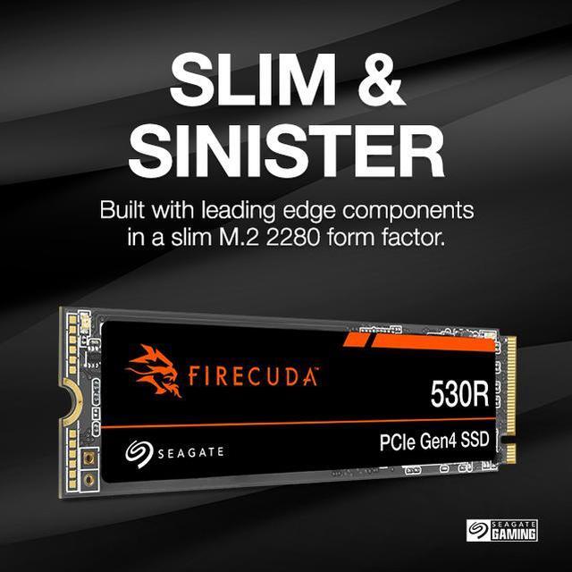 Alt view image 5 of 6 - Seagate FireCuda 530R SSD 4TB Internal Solid State Drive - M.2 PCIe Gen4 ×4 NVMe 1.4, speeds up to 7400MB/s, 5050TBW, 1.8M MTBF with Rescue Services (ZP4000GM3A063)