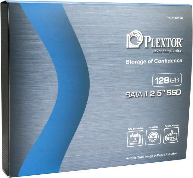 Main image of Plextor 2.5" 128GB SATA II Internal Solid State Drive (SSD) PX-128M1S