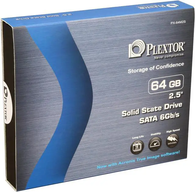 Main image of Plextor PX-M2 Series 2.5" 64GB SATA III MLC Internal Solid State Drive (SSD) PX-64M2S