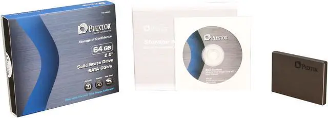 Alt view image 6 of 6 - Plextor PX-M2 Series 2.5" 64GB SATA III MLC Internal Solid State Drive (SSD) PX-64M2S