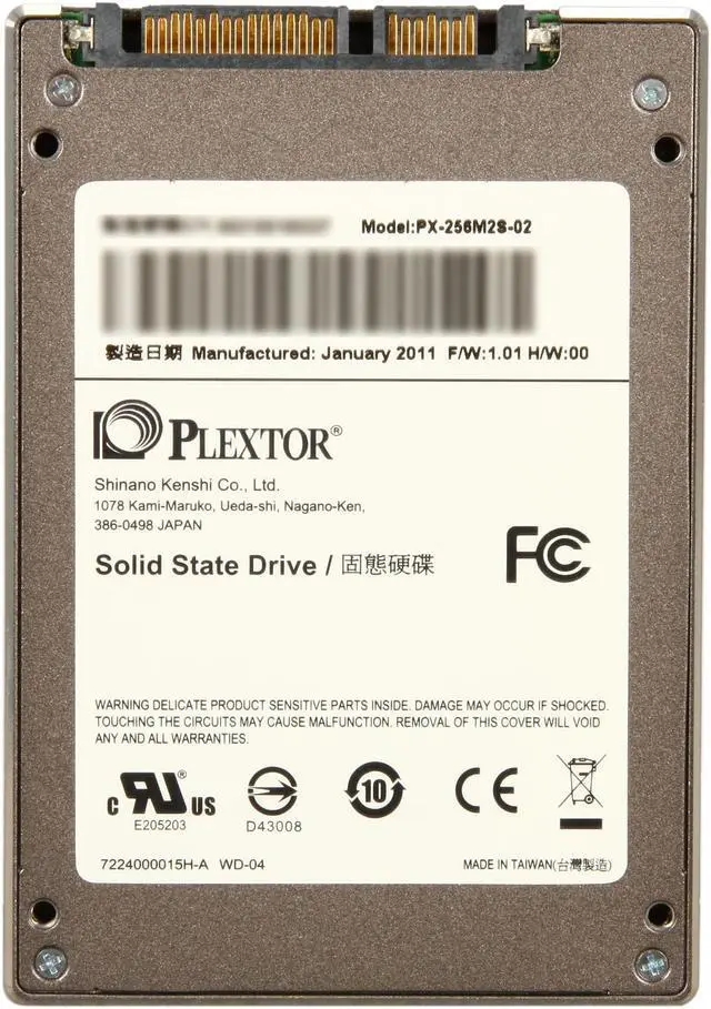Alt view image 5 of 6 - Plextor PX-M2 Series 2.5" 256GB SATA III MLC Internal Solid State Drive (SSD) PX-256M2S