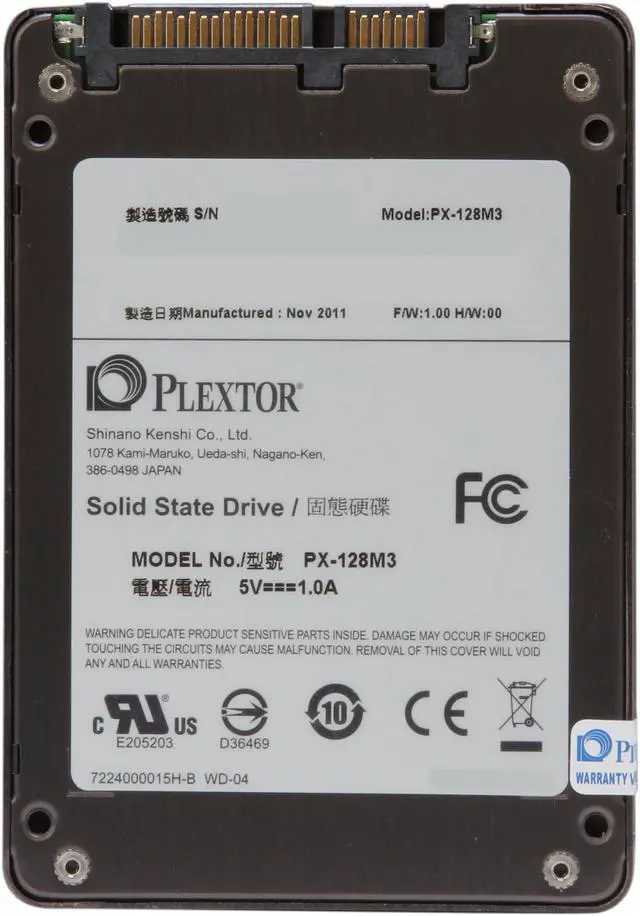 Alt view image 5 of 6 - Plextor M3 Series 2.5" 128GB SATA III Internal Solid State Drive (SSD) PX-128M3