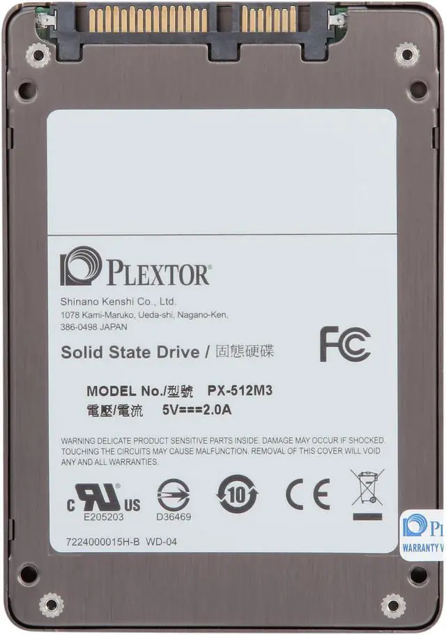 Alt view image 5 of 6 - Plextor M3 Series 2.5" 512GB SATA III MLC Internal Solid State Drive (SSD) PX-512M3