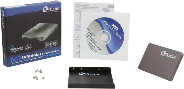 Alt view image 6 of 6 - Plextor M3 Series 2.5" 512GB SATA III MLC Internal Solid State Drive (SSD) PX-512M3