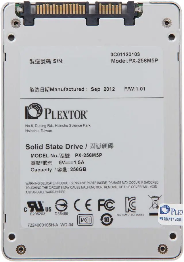 Alt view image 5 of 6 - Plextor M5P Series 2.5" 256GB SATA III Internal Solid State Drive (SSD) PX-256M5P