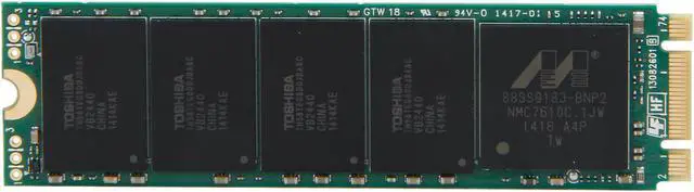 Alt view image 2 of 2 - Plextor M6e M.2 2280 256GB PCI-Express 2.0 x2 Internal Solid State Drive (SSD) PX-G256M6eA