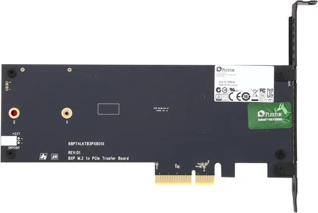 Alt view image 4 of 5 - Plextor M6e Black Edition AIC 128GB PCI-Express 2.0 x2 Internal Solid State Drive (SSD) PX-128M6eA-BK