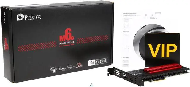 Alt view image 5 of 5 - Plextor M6e Black Edition AIC 128GB PCI-Express 2.0 x2 Internal Solid State Drive (SSD) PX-128M6eA-BK