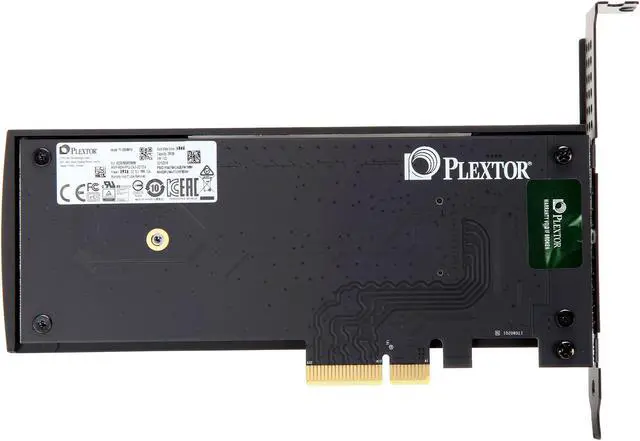 Alt view image 4 of 6 - Plextor M9Pe AIC 256GB NVMe PCI-Express 3.0 x4 3D NAND Internal Solid State Drive (SSD) with Heatsink PX-256M9PeY