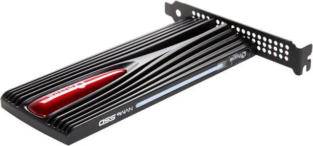 Alt view image 5 of 6 - Plextor M9Pe AIC 256GB NVMe PCI-Express 3.0 x4 3D NAND Internal Solid State Drive (SSD) with Heatsink PX-256M9PeY