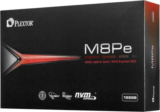 Alt view image 5 of 5 - Plextor M8Pe AIC 256GB NVMe PCI-Express 3.0 x4 MLC Internal Solid State Drive (SSD) PX-256M8PeY