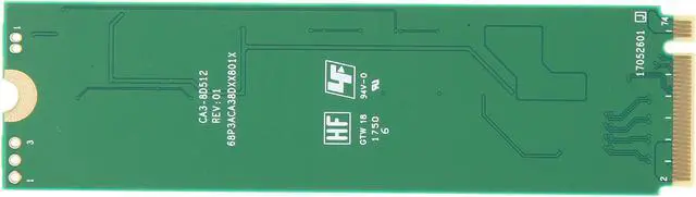 Alt view image 2 of 3 - Plextor M9Pe M.2 2280 256GB NVMe PCI-Express 3.0 x4 3D NAND Internal Solid State Drive (SSD) PX-256M9PeGN