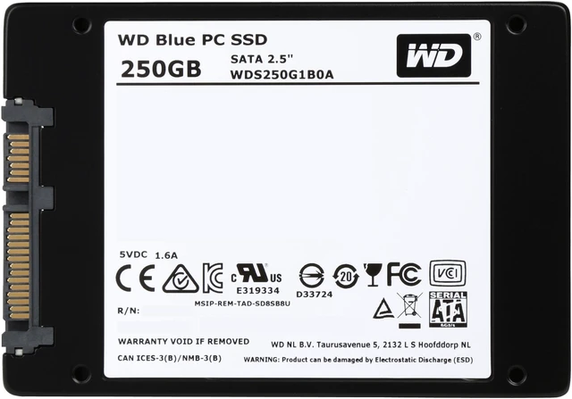 Alt view image 4 of 5 - WD Blue 250GB Internal SSD Solid State Drive - SATA 6Gb/s 2.5 Inch - WDS250G1B0A