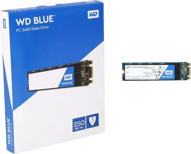 Alt view image 4 of 4 - WD Blue M.2 250GB Internal SSD Solid State Drive - SATA 6Gb/s - WDS250G1B0B