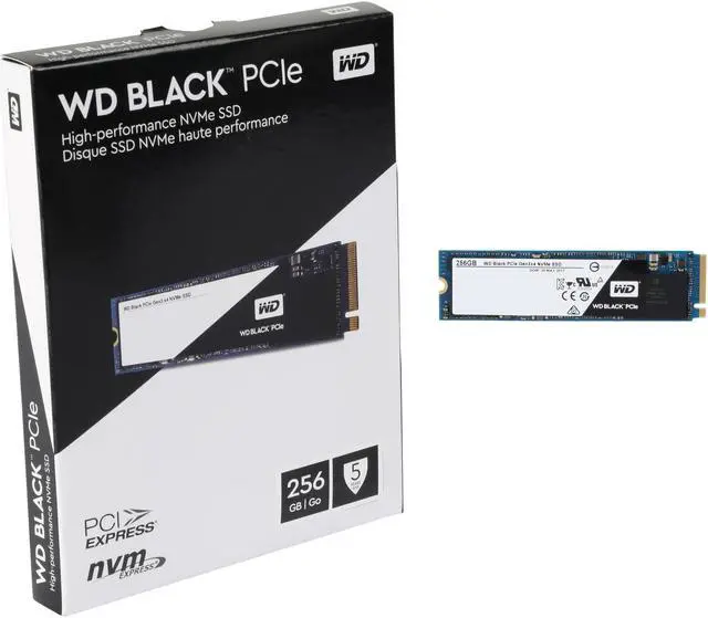 Alt view image 4 of 4 - WD Black 256GB Performance SSD - M.2 2280 PCIe NVMe Solid State Drive - WDS256G1X0C