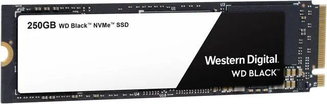 Alt view image 3 of 5 - WD Black NVMe M.2 2280 250GB PCI-Express 3.0 x4 3D NAND Internal Solid State Drive (SSD) WDS250G2X0C