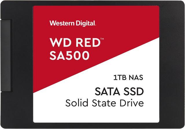 Western Digital WD Red SA500 2.5 1TB SATA III 3D NAND Internal Solid State  Drive (SSD) WDS100T1R0A 