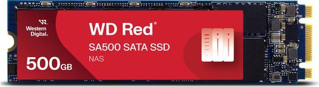 Western Digital WD Red SA500 M.2 2280 500GB SATA III 3D NAND Internal Solid  State Drive (SSD) WDS500G1R0B