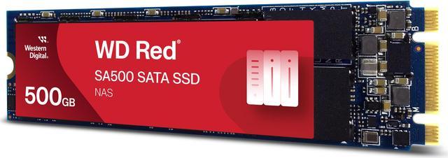 Western Digital WD Red SA500 M.2 2280 500GB SATA III 3D NAND Internal Solid  State Drive (SSD) WDS500G1R0B