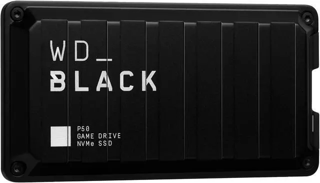 Alt view image 3 of 7 - WD_Black 1TB P50 Game Drive Portable External SSD, Compatible with PS4, Xbox One, PC, Mac - WDBA3S0010BBK-WESN