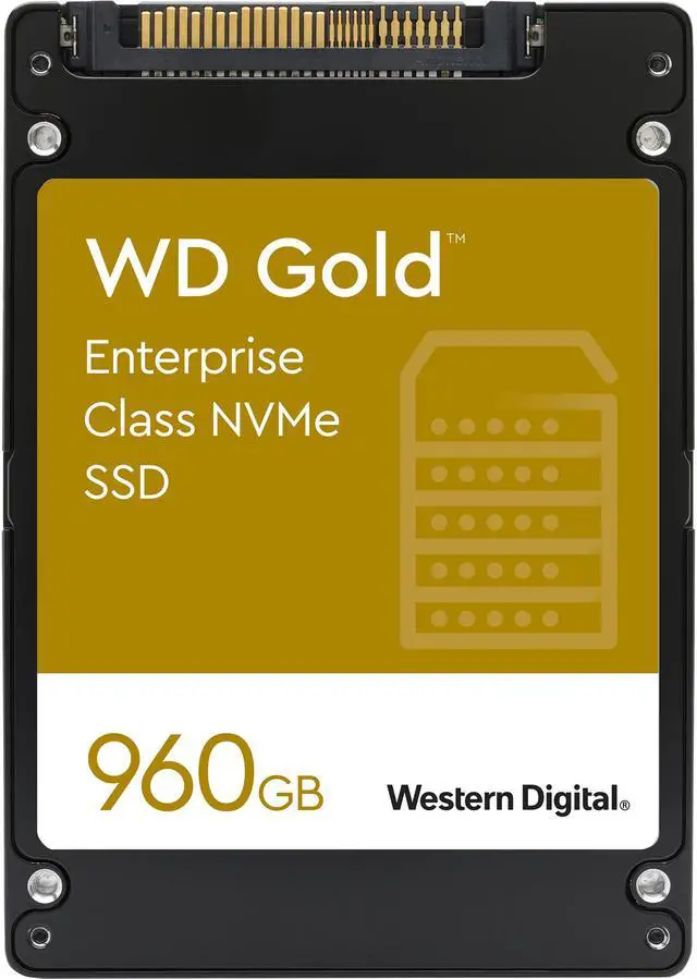 Main image of Western Digital Gold WDS960G1D0D 2.5" U.2 960GB PCI-Express 3.1 x4, NVMe 1.3 Enterprise Solid State Drive