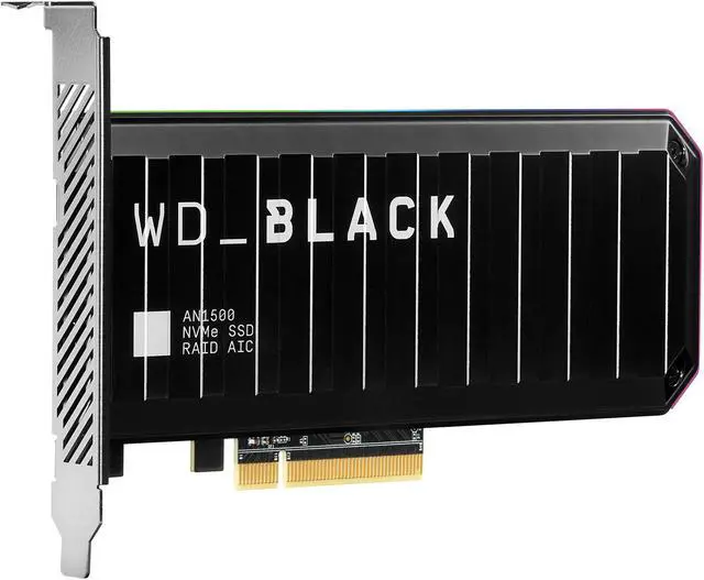 Alt view image 3 of 15 - Western Digital WD BLACK AN1500 NVMe AIC 2TB PCI-Express 3.0 x8 Internal Solid State Drive (SSD) WDS200T1X0L