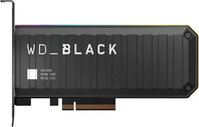 Alt view image 7 of 15 - Western Digital WD BLACK AN1500 NVMe AIC 2TB PCI-Express 3.0 x8 Internal Solid State Drive (SSD) WDS200T1X0L