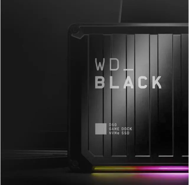 Alt view image 12 of 12 - WD Black 1TB D50 Game Dock NVMe SSD - WDBA3U0010BBK-NESN