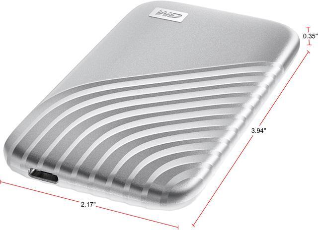 Alt view image 4 of 6 - Western Digital My Passport SSD 1TB USB 3.2 Gen2, USB-C Portable Storage