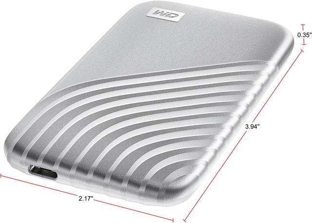 Alt view image 4 of 6 - Western Digital My Passport SSD 2TB USB 3.2 Gen2, USB-C Portable Storage