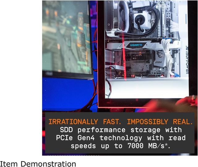 Alt view image 7 of 8 - Western Digital WD BLACK SN850 NVMe M.2 2280 500GB PCI-Express 4.0 x4 3D NAND Internal Solid State Drive (SSD) WDS500G1XHE w/ Heatsink