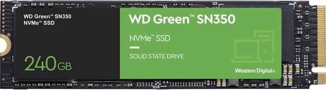 KW Distribution - HDD SSD 240Go WD Green SN350, M.2, 2400 Mo/s, 8 Gbit/s  Nvme