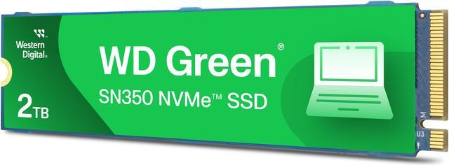 Alt view image 3 of 10 - Western Digital WD Green SN350 NVMe M.2 2280 2TB PCI-Express 3.0 x4 Internal Solid State Drive (SSD) WDS200T3G0C