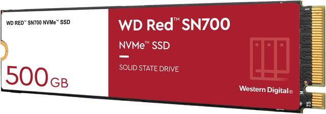 WD Red SN700 NVMe SSD, 500GB of NVMe Solid-State Drive for NAS 