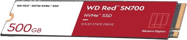 WD Red SN700 NVMe SSD, 500GB of NVMe Solid-State Drive for NAS