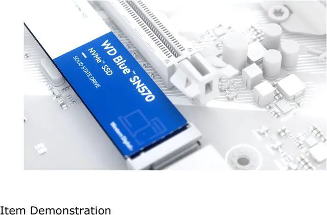 Alt view image 6 of 11 - Western Digital WD Blue SN570 NVMe M.2 2280 250GB PCI-Express 3.0 x4 TLC Internal Solid State Drive (SSD) WDS250G3B0C
