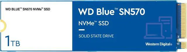 Alt view image 4 of 11 - Western Digital WD Blue SN570 NVMe M.2 2280 1TB PCI-Express 3.0 x4, NVMe v1.4 TLC Internal Solid State Drive (SSD) WDS100T3B0C