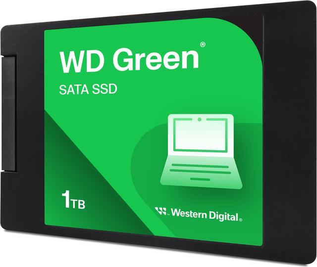 Alt view image 2 of 5 - Western Digital Green 2.5" 1TB SATA III 3D NAND TLC Internal Solid State Drive (SSD) WDS100T3G0A