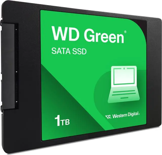 Alt view image 3 of 5 - Western Digital Green 2.5" 1TB SATA III 3D NAND TLC Internal Solid State Drive (SSD) WDS100T3G0A