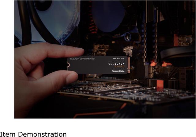 Alt view image 11 of 20 - Western Digital WD_BLACK SN770 M.2 2280 500GB PCIe Gen4 16GT/s, up to 4 Lanes Internal Solid State Drive (SSD) WDS500G3X0E