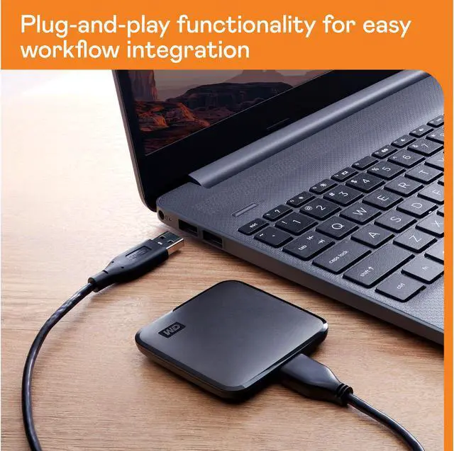 Alt view image 12 of 12 - Western Digital Elements SE 1TB USB 3.0 micro B Portable SSD