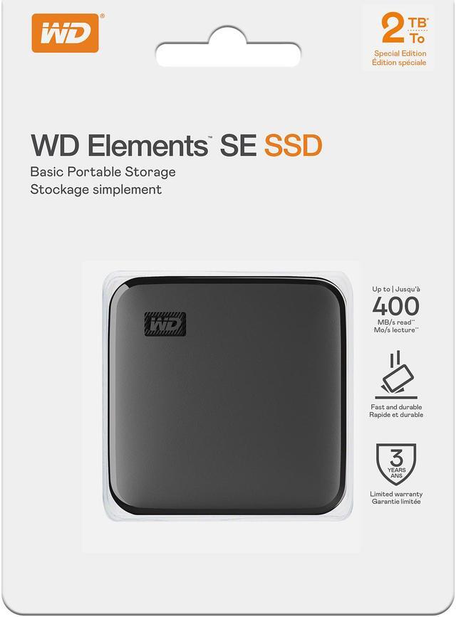 Alt view image 7 of 12 - Western Digital Elements SE 2TB USB 3.0 micro B Portable SSD