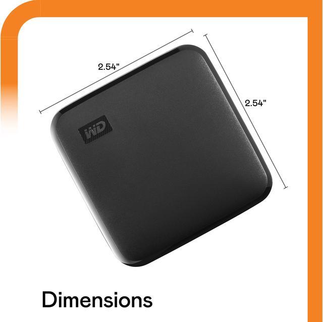 Alt view image 9 of 12 - Western Digital Elements SE 2TB USB 3.0 micro B Portable SSD