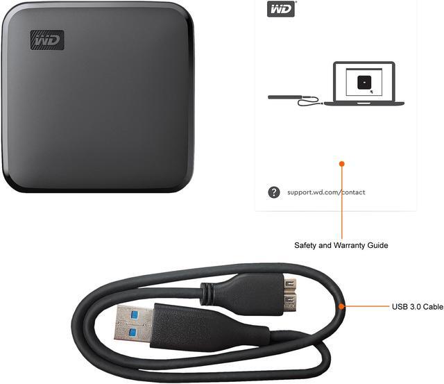 Alt view image 6 of 12 - Western Digital Elements SE 2TB USB 3.0 micro B Portable SSD
