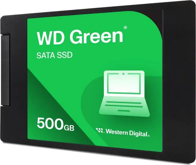 Alt view image 2 of 4 - Western Digital Green 2.5" 480GB SATA III Internal Solid State Drive (SSD) WDS480G3G0A