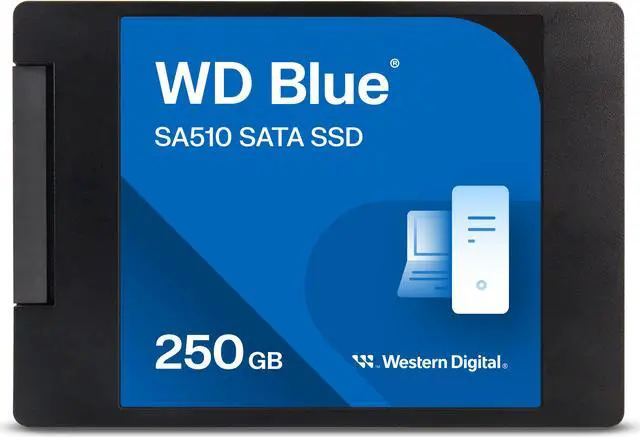 Main image of WD Blue 250GB SA510 2.5" Internal Solid State Drive SSD - WDS250G3B0A